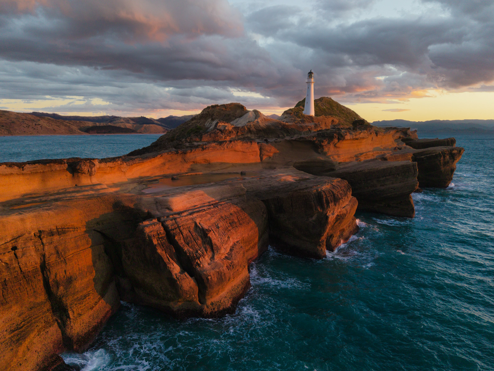 FIRST LIGHT ON THE HEADLAND by Nicholas Hill